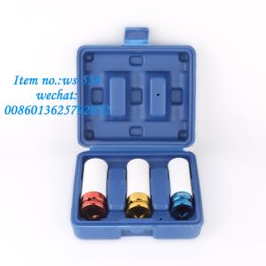 ws-538 color socket 3 pc  三件套彩色风炮套筒