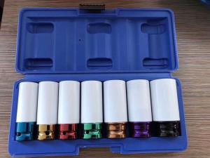 ws-536 color socket 7 set 七件套彩色风炮套筒