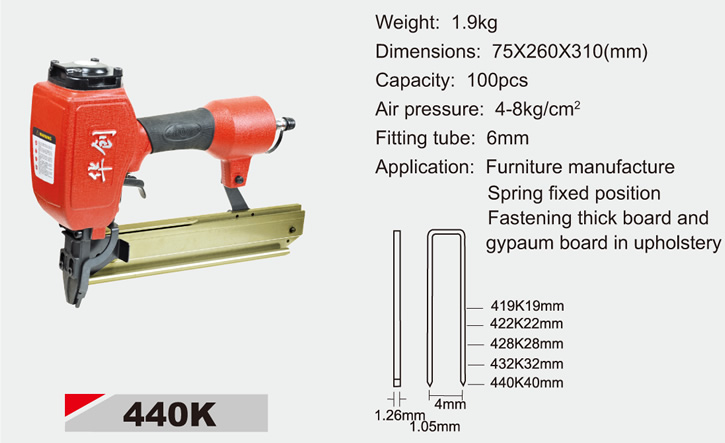 华创牌系列钉枪440K