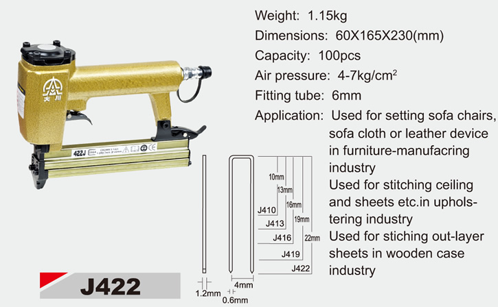 大川牌系列钉枪J422