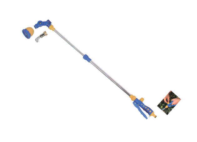 
	Multi popurse 10 pattern water wand, attach gutter cleaner. Size: 36”-58”