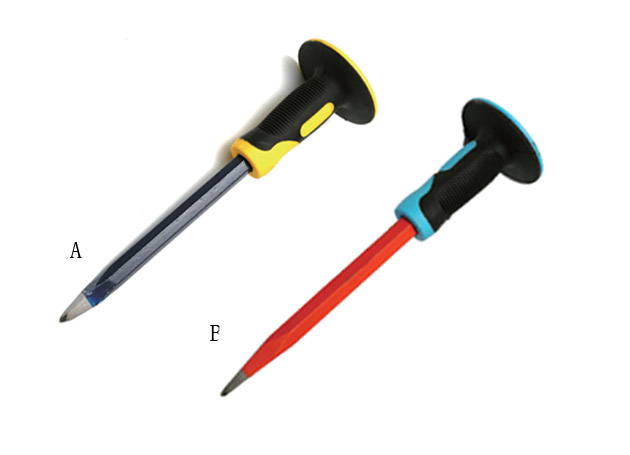 
	Cold chisel with plastic handle