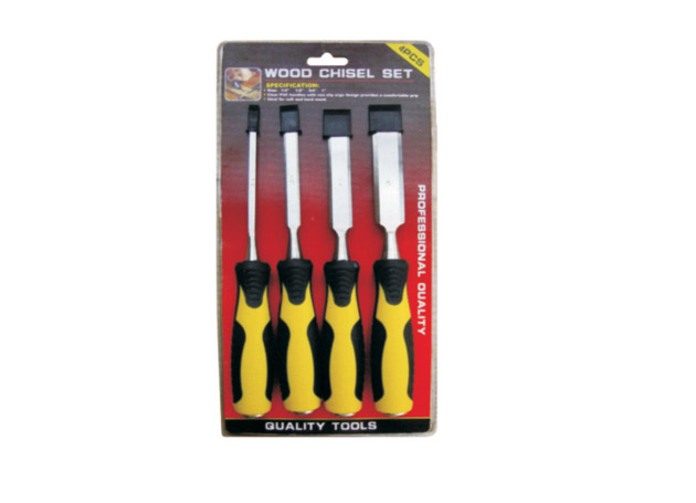 
	4pcs wooden chisel set