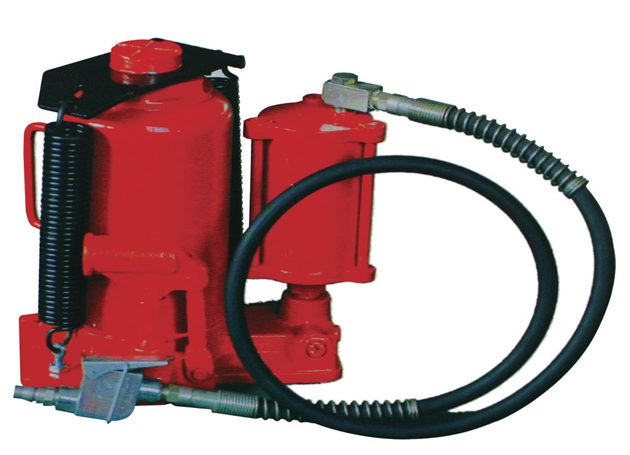 
	Air hydraulic jack

	Size: 20Ton

	Stroke: 160mm

	Min H : 260mm 

	Max H: 490mm 

	Adj H: 80mm

	N.W: 15.5kgs