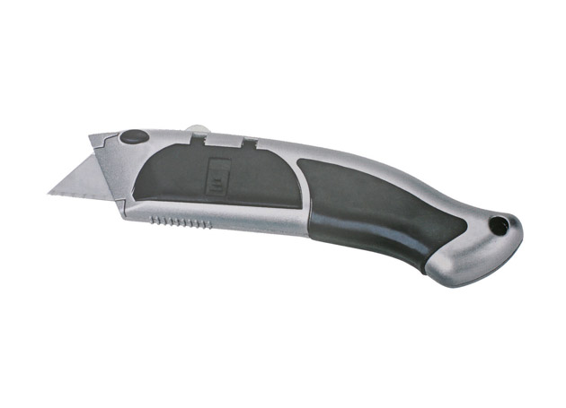 
	Paper knife
	Open the cover to storage blades
	Press the button to release the blade
	Blade size: 19mm