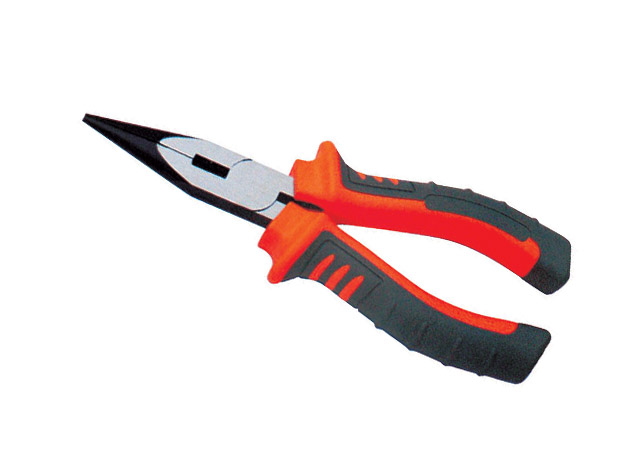 Germany type long nose pliers, black and
machine grinding surface
Size: 6”, 7”, 8”