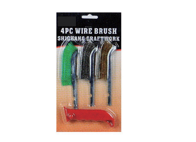 
	Knife brush set
	Size: 140mm
	Contents:
	1pc 0.2mm nylon wire
	1pc 0.15mm brass wire
	1pc 0.2mm SS wire