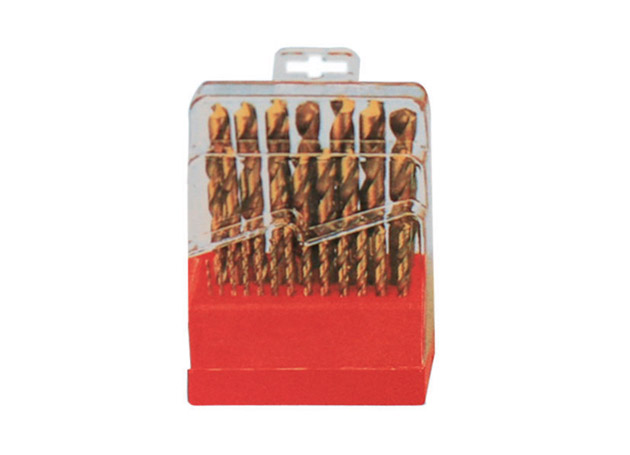 
	29pcs Twist drill bits set, Titanium plated surface