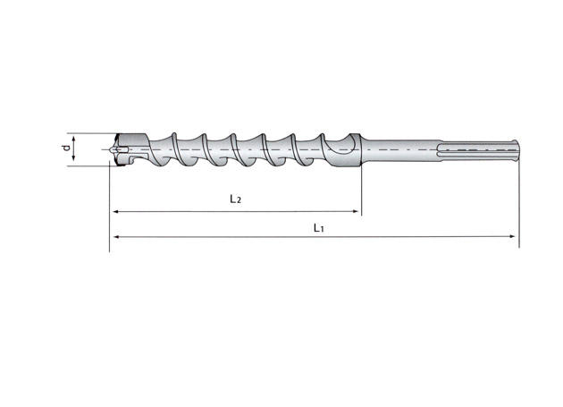 
	Electric hammer drill bits with SDS-Plus shank

	

	