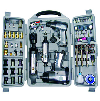 Pneumatic Tools : 71PCS AIR TOOL KIT