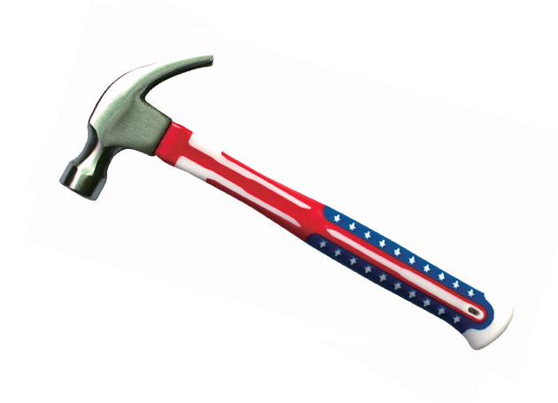 American type claw hammer with plastic coated handle
Size: 8, 12, 16, 20, 24OZ