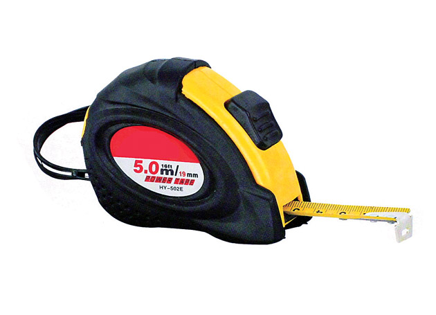 
	Tape measure
	Size: 16mm×3m, 16mm×3.5m, 19mm×5m,
	19mm×5.5m, 25mm×5m, 25mm×5.5m,
	25mm×7.5m