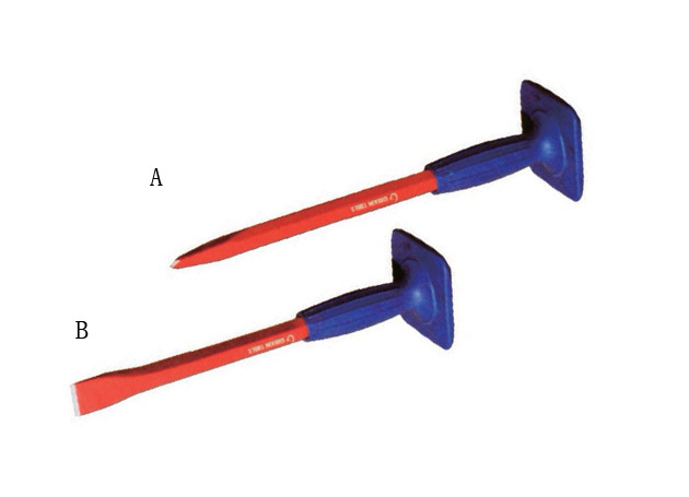 
	Cold chisel with plastic handle