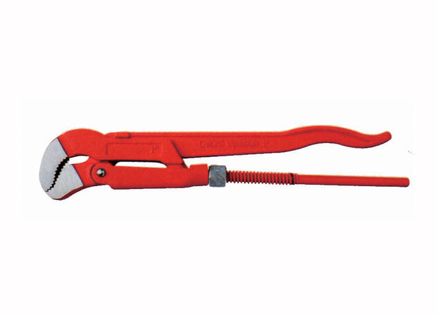 45°bent nose pipe wrench
Size: 1”, 1-1/2”, 2”