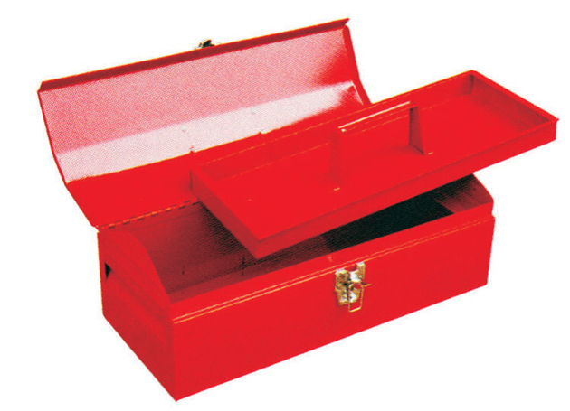 
	Iron tool box, 2 layers