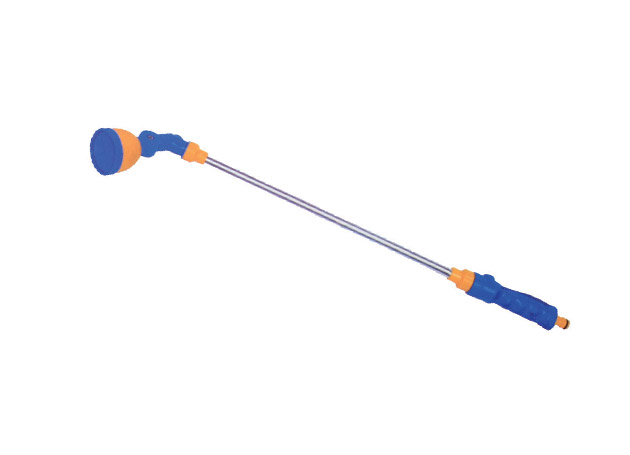 
	Shower water wand, 180° adjustable head, plastic handle with on/off valve