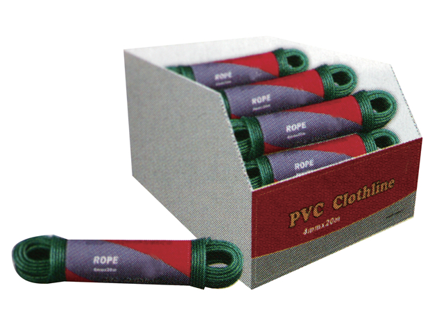 
	PVC clothline with wire core