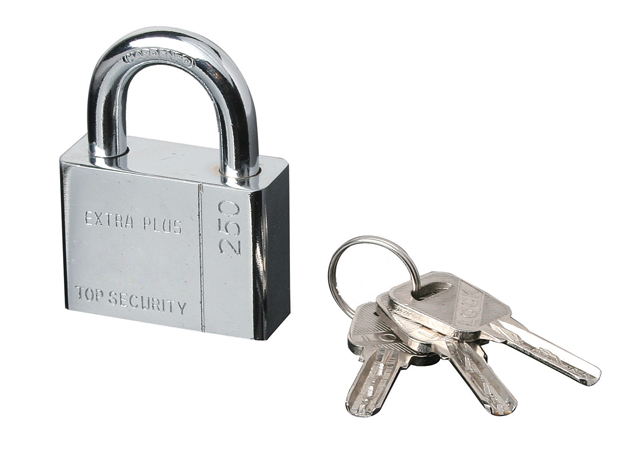 
	Round angle square padlock