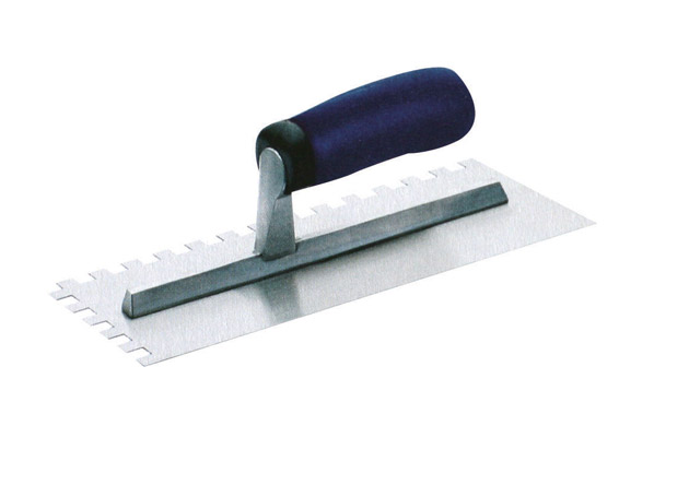 
	Plastering trowel with plastic handle,
	dentary
	Size: 280x115, 280x120, 280x125,
	280x130mm